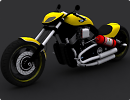 3D модель Harley Davidson Custom