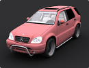 3D модель Mercedes ML 430
